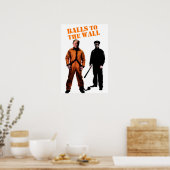 Poster Donald Trump Va En Prison (Cuisine)