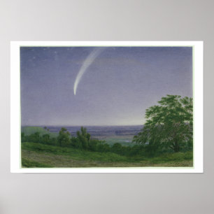 Poster Donati's Comet, Oxford, 19 h 30, 5 octobre 1858 (