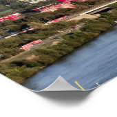 Poster Donaucity, Vienne Autriche (Coin)