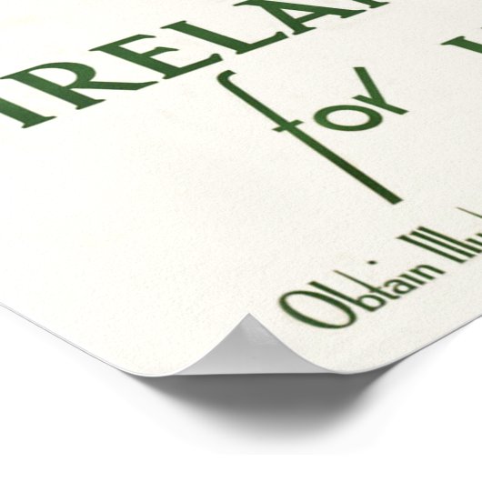 Poster Donegal, Irlande Pour Les Vacances (Coin)