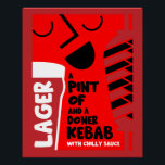 Poster Doner Kebab<br><div class="desc">Turc Doner Kebab. © Copyright Art. HGIFI | Happy Gift Ideas Stocke Seulement Tous Les Droits Réservés.</div>