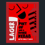 Poster Doner Kebab<br><div class="desc">Turc Doner Kebab. © Copyright Art. HGIFI | Happy Gift Ideas Stocke Seulement Tous Les Droits Réservés.</div>