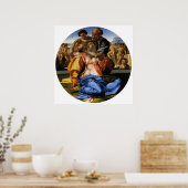 Poster Doni Tondo ou Doni Madonna de Michel-Ange (Cuisine)