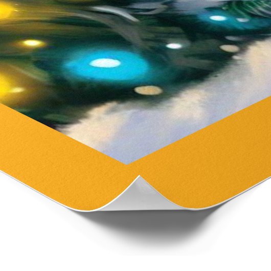 Poster Donkey de Noël 1 (Coin)