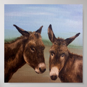 Poster Donkey Double