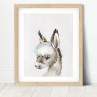 Donkey Farm Nursery Art Imprimer