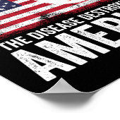 Poster Donkey Pox La Maladie Détruisant L'Amérique (Coin)