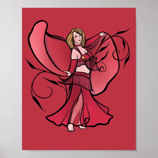 Poster Donna Belly Dancer (Devant)