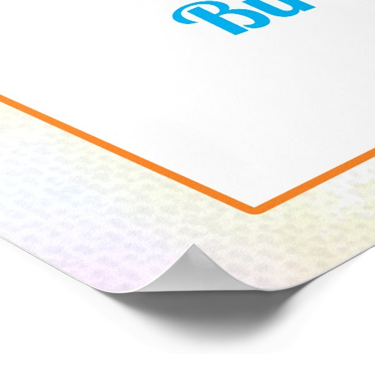 Poster DONNA Retro Font Tie Dye Pool Party Anniversaire (Coin)