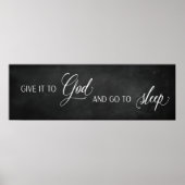 Poster Donne-le à Dieu et Va dormir (Devant)