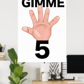 Poster Donne moi 5 (Bureau à domicile)