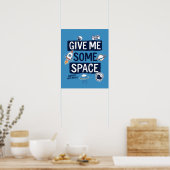 Poster Donne-Moi De L'Espace (Cuisine)