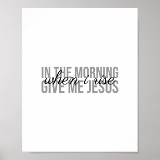 Poster Donne-moi jésus (citations de grâce à dieu)