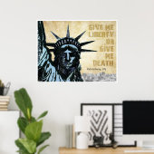 Poster Donne-moi la liberté (Bureau à domicile)