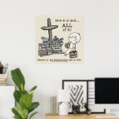 Poster Donne tout à Dieu (Bureau à domicile)