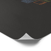 Poster Données d'iconographie Art - Blocs (Coin)