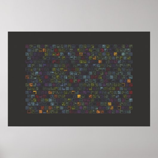Poster Données d'iconographie Art - Blocs (Devant)