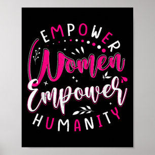 Poster Donner aux femmes le pouvoir d'agir sur l'humanité