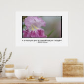 Poster Donner de soi est un vrai don (Cuisine)