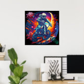 Poster Donner des ailes aux explorateurs (Bureau à domicile)