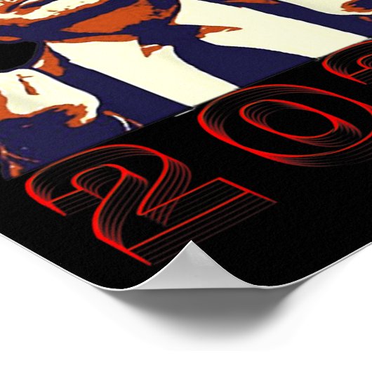 Poster Donner Doigt 2024 Décliner la conception (Coin)