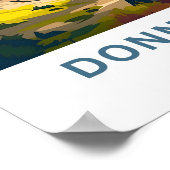 Poster Donner Lake California Travel Print (Coin)