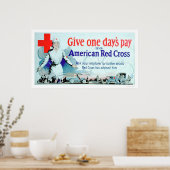 Poster Donner un jour de salaire à la Croix-Rouge (US0004 (Cuisine)