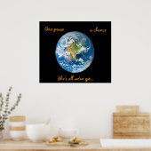 Poster Donner une chance à la paix (Cuisine)