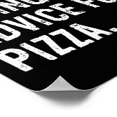 Poster Donnera des conseils de ski pour Pizza Drôle de co (Coin)