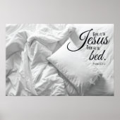 Poster DONNEZ-LE À JÉSUS Psaume 127 Citation chrétienne (Devant)