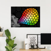 Poster Donnez-moi des couleurs (Bureau à domicile)