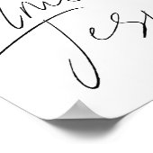 Poster Donnez-moi Jésus Script (Coin)