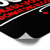 Poster Donnez toujours 100, sauf si vous donnez du sang - (Coin)