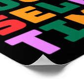 Poster Donnez-vous un autocollant temps (Coin)