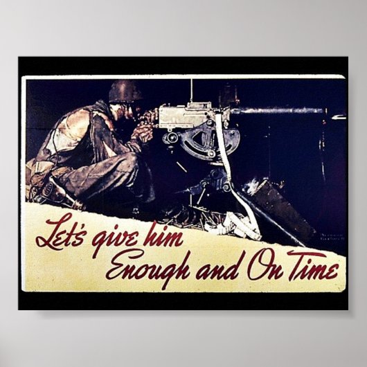 Poster Donnons-Lui Assez Et À Temps (Devant)