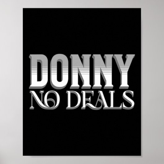Poster Donny Pas De Marchés Art De La Pointe Pas De Droit (Devant)