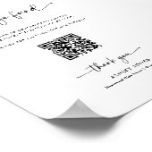 Poster Dons de diplôme Qr Code Fonds du collège Signal (Coin)