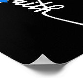 Poster Dons de sensibilisation au syndrome de Down Faith (Coin)