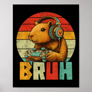 Poster Dons Drôle Pour Les Amateurs De Capybara Mens Boys