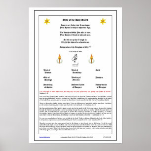 Poster Dons du Saint-Esprit