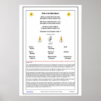 Poster Dons du Saint-Esprit