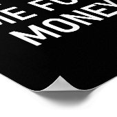 Poster Don't Ask Me For Money, Funny, Jokes, Sarcastic, F (Coin)