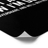 Poster Don't Ask Me How I'm Doing We'll Regret It Funny S (Coin)