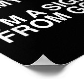 Poster Don't Ask Me My Sign I'm A Sign From God Funny Chr (Coin)