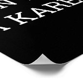 Poster Dont Be A Karen Funny  (Coin)