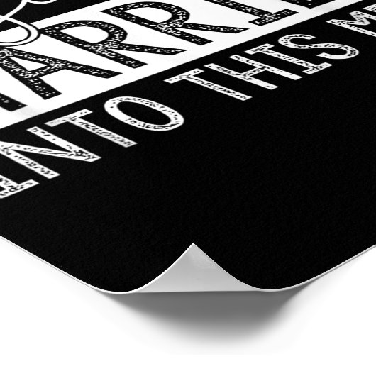 Poster Don't Blame Me I Just Married Into This Mess Funny (Coin)