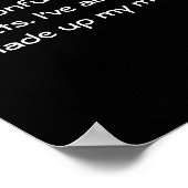 Poster Dont Confuse Me With Facts  (Coin)