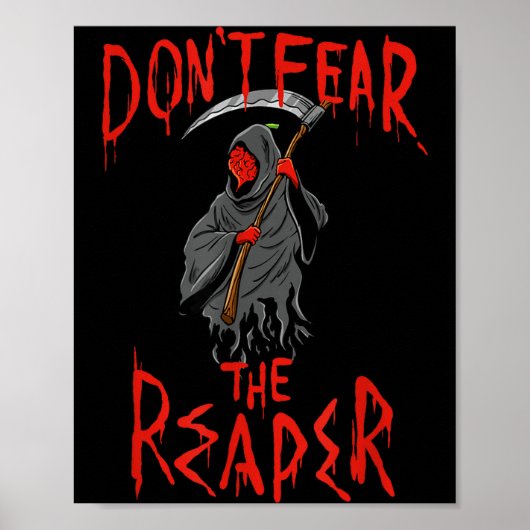 Poster Dont Fear The Carolina Reaper Design (Devant)