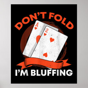 Poster Dont fold Poker