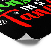 Poster Don't Get Your Tinsel In A Tangle Black Uni Christ (Coin)